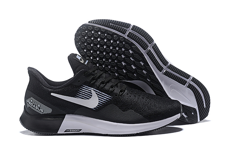 Nike Air Zoom Pegasus 35 Black White Shoes - Click Image to Close